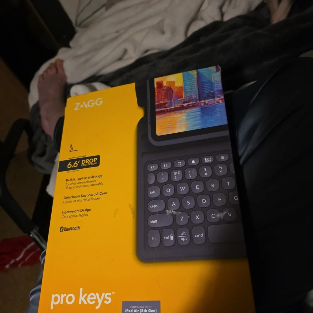 ZAGG Pro Keys Detachable Keyboard Case - Black